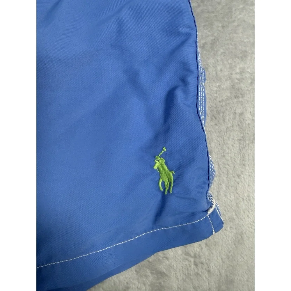 Polo Ralph Lauren‎ Swim Trunks Men's Large Blue Cargo Shorts Swimwear